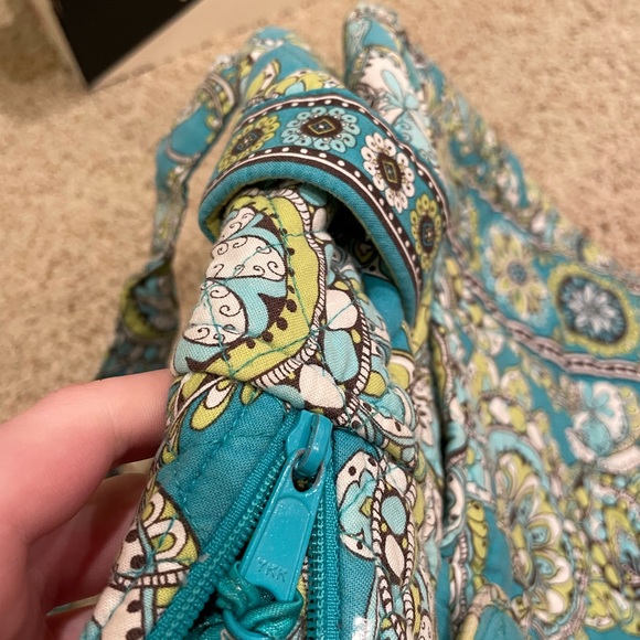 Green Peacock Vera Bradley Backpack - Picture 7 of 9